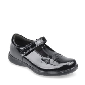 Startrite Star Jump black patent