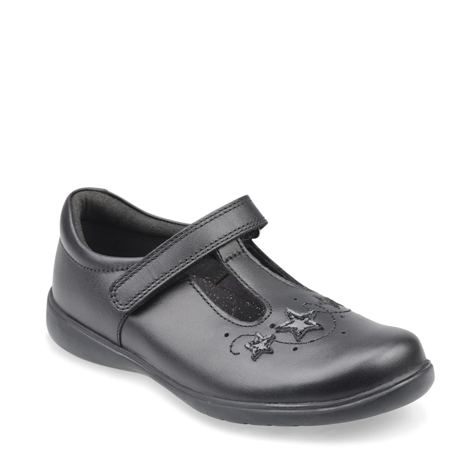 Startrite Star Jump black leather
