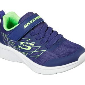 Skechers Microspec - Texlor -Navy/Lime