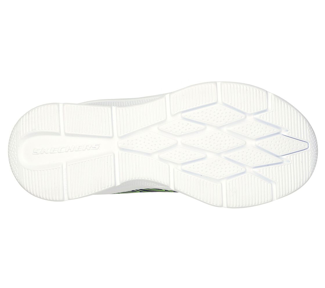 Skechers Microspec - Texlor -Navy/Lime - Image 3