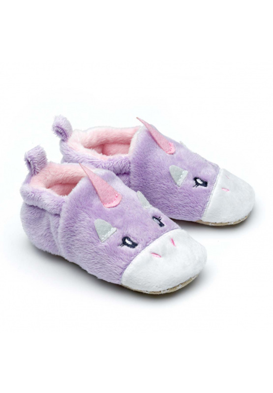 Chipmunks Rainbow Unicorn Baby Slippers