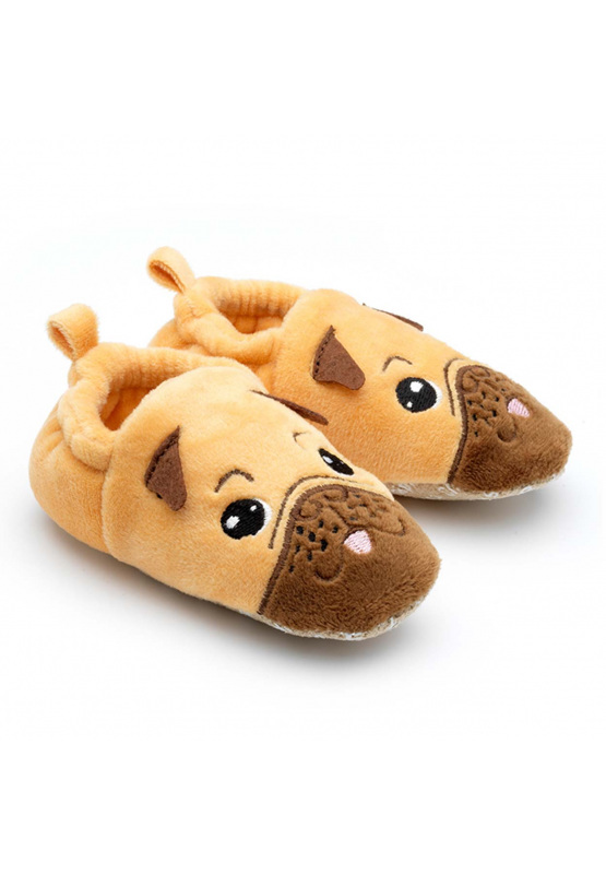 Chipmunks Puggles Pug Baby Slippers
