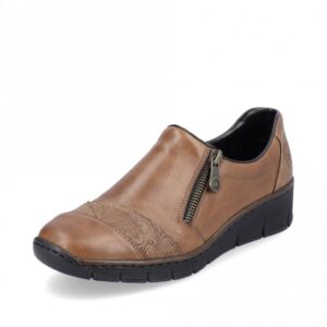Rieker 53761 ladies brown shoes