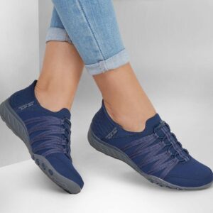 Skechers Slip Ins: Breathe Easy - Roll With Me - navy
