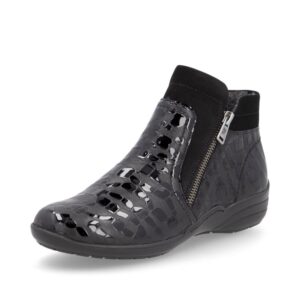 Rieker Remonte R7677 ladies black boots