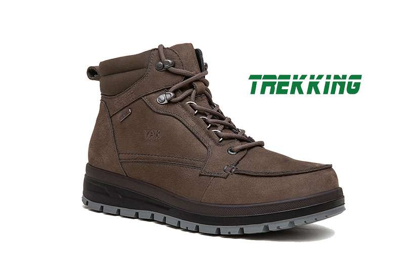 G Comfort Wide Fit Waterproof Boots -coffee nubuck