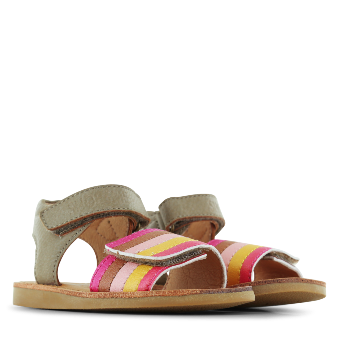 Shoesme CS24S016-B taupe multicolour sandal - Image 2