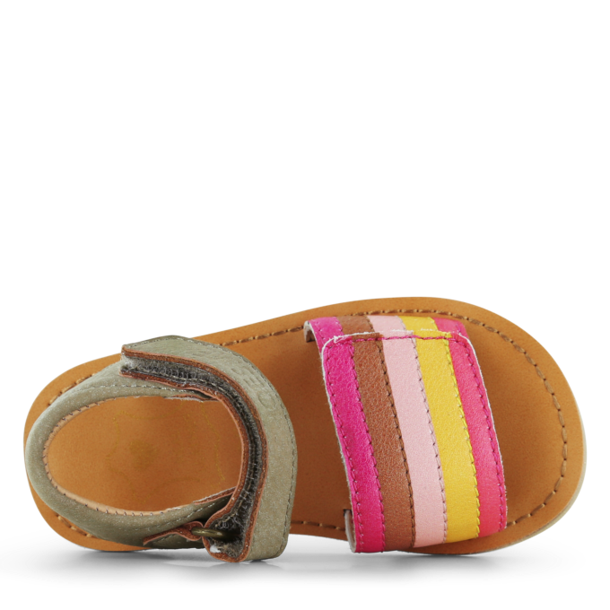 Shoesme CS24S016-B taupe multicolour sandal - Image 3