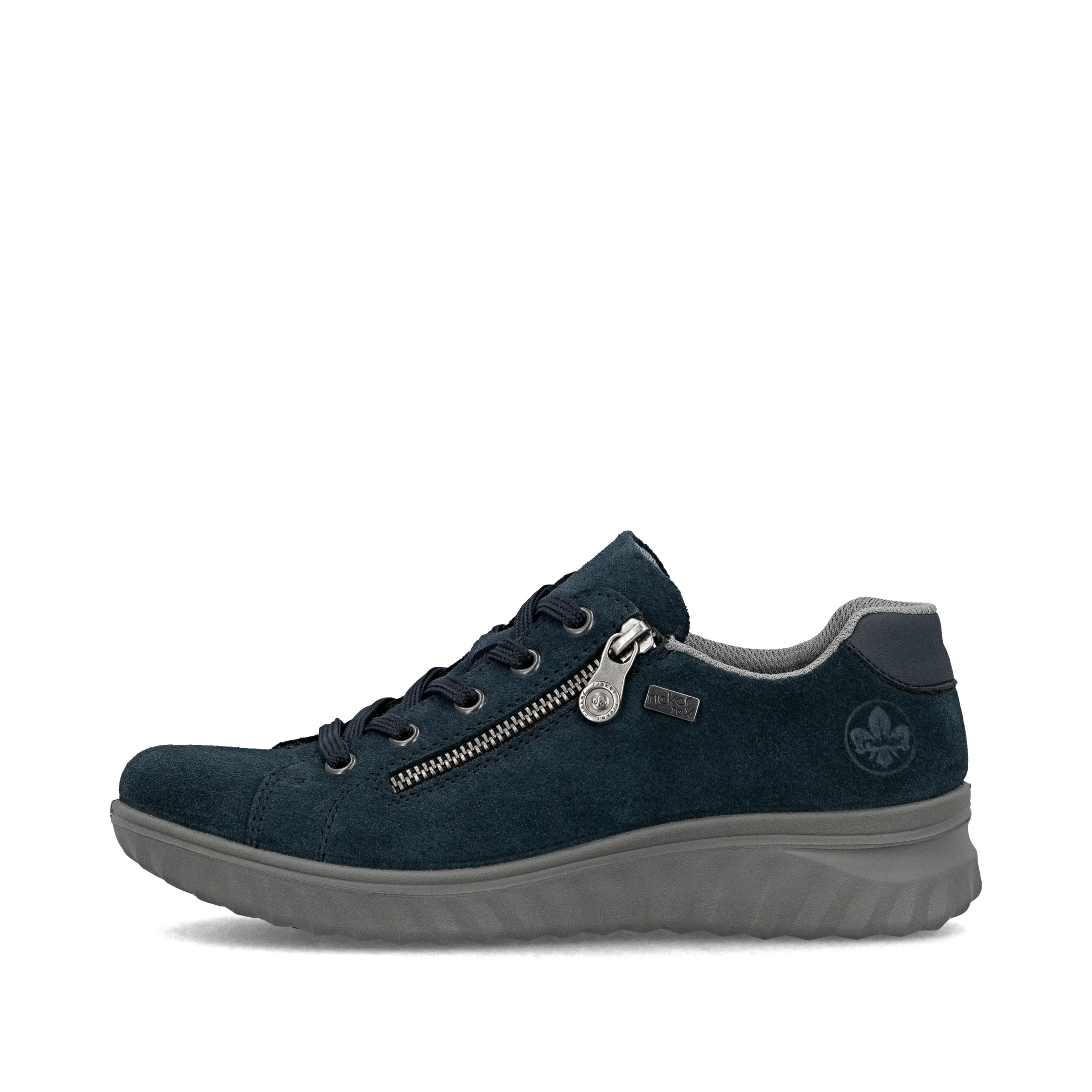 Rieker ladies blue waterproof shoes 59000-14 - Image 4