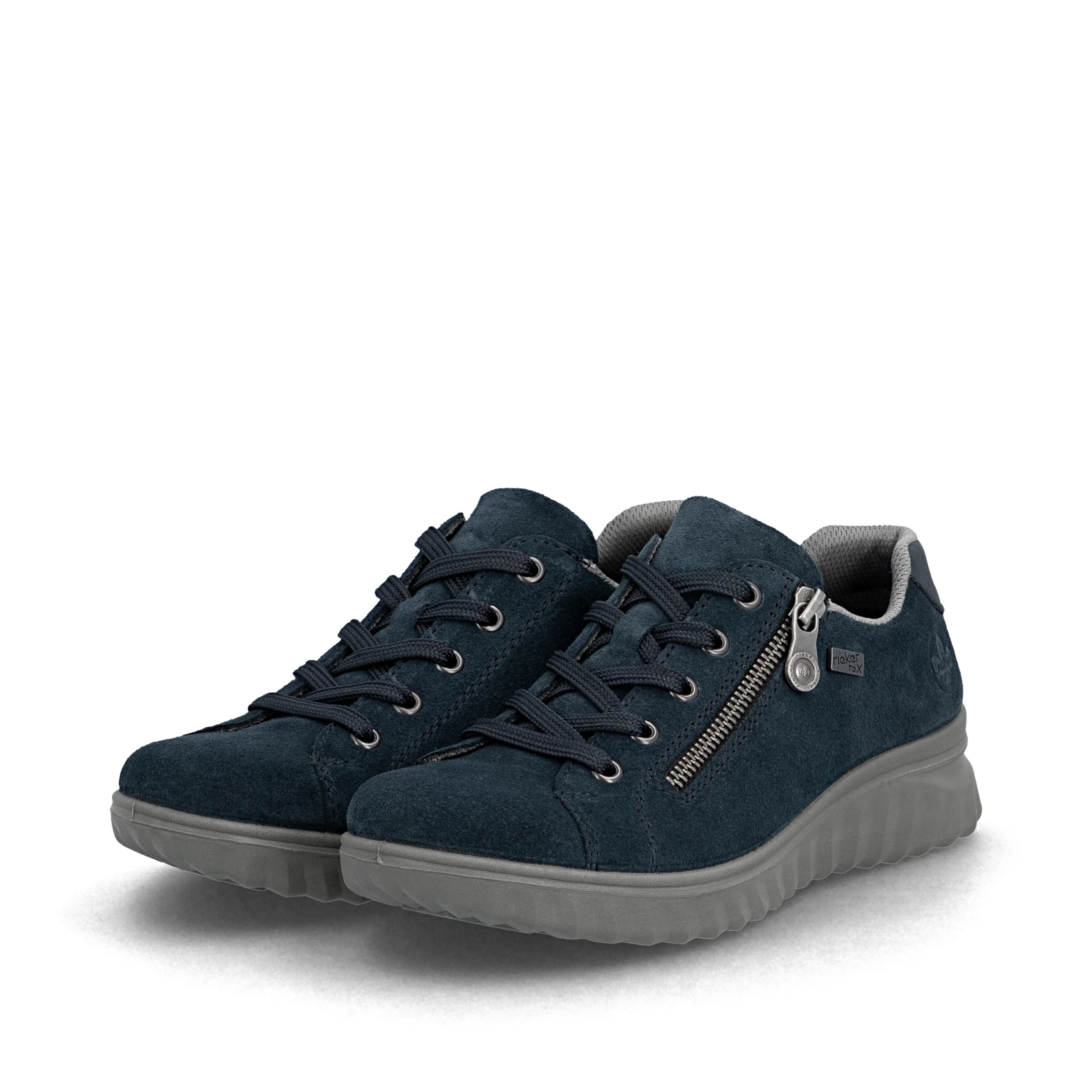 Rieker ladies blue waterproof shoes 59000-14 - Image 7