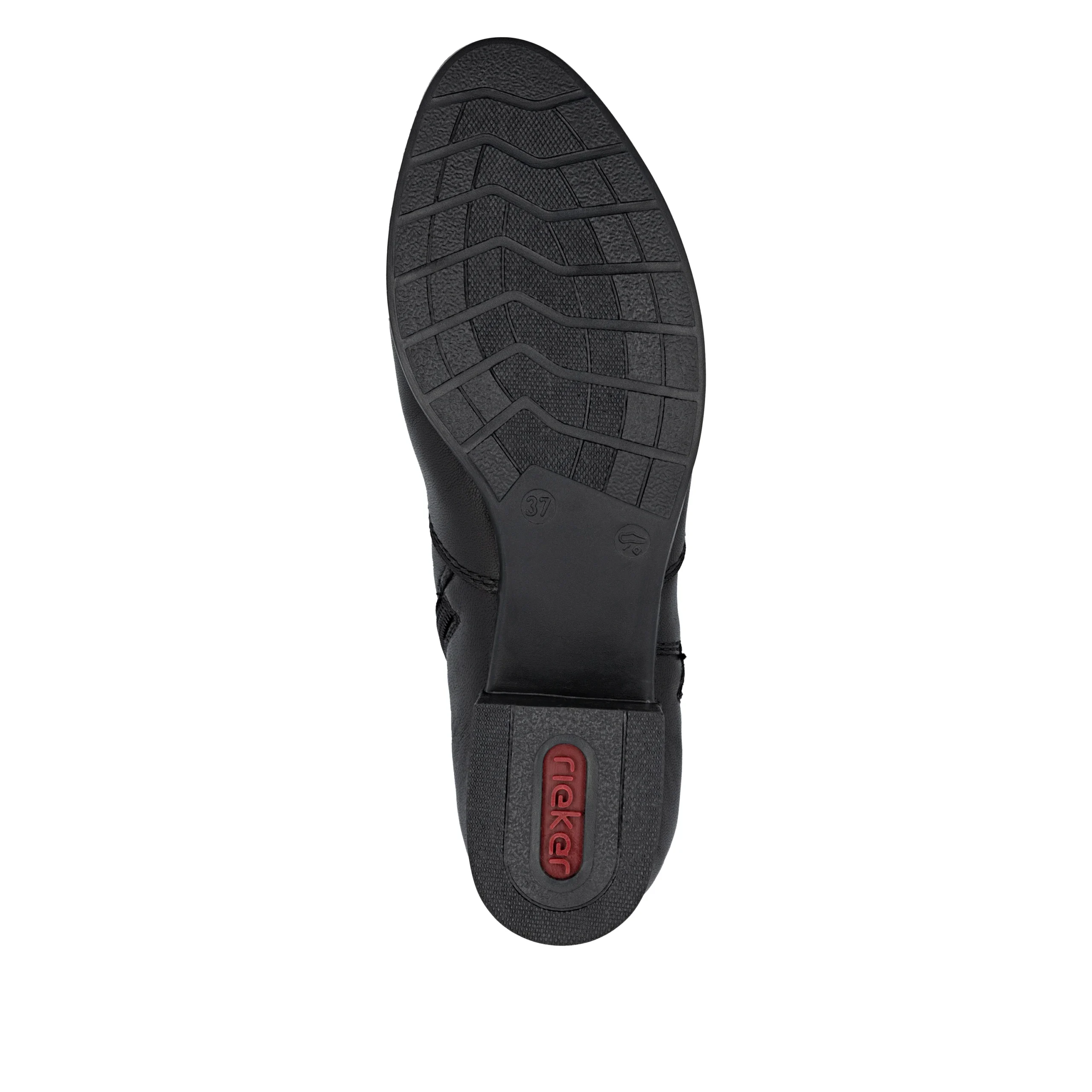 Rieker 78656-00 ladies black zip boots - Image 6
